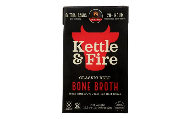 Kettle And Fire - Gluten Free Grass Fed Bone Broth Beef