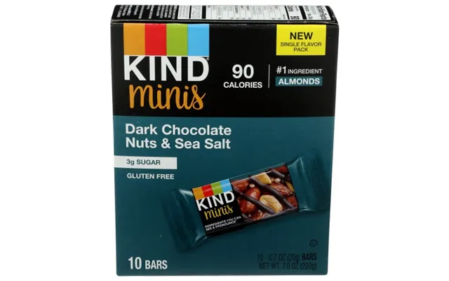 Kind Fruit & Nut Bars - Bar Drkchoc Nut Sea Salt