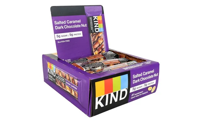Kind Fruit & Nut Bars - Kind Bar Salted Caramel Dark Chocolate Nut