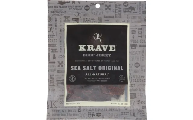 Krave Pure Foods - Jerky Beef Sea Salt