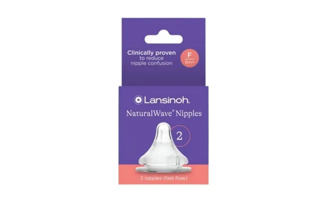 Lansinoh Laboratories - Naturalwave Nipples Fast Flo 6months Plus
