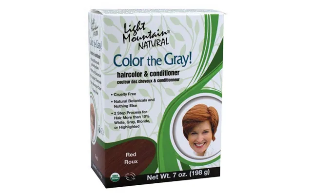 Light Mountain - Color The Gray Natural Haircolor And Conditioner Red