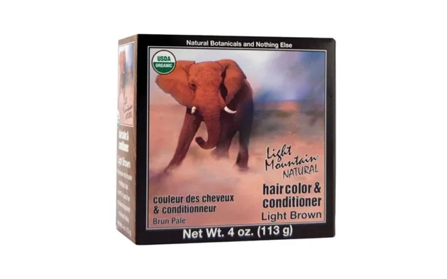 Light Mountain - Natural Hair Color And Conditioner Light Brown
