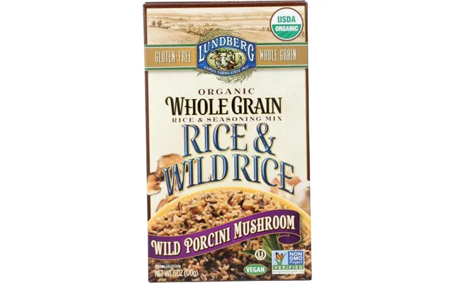 Lundberg - Organic Whole Grain Wild Porcini Mushroom Rice And Wild Rice