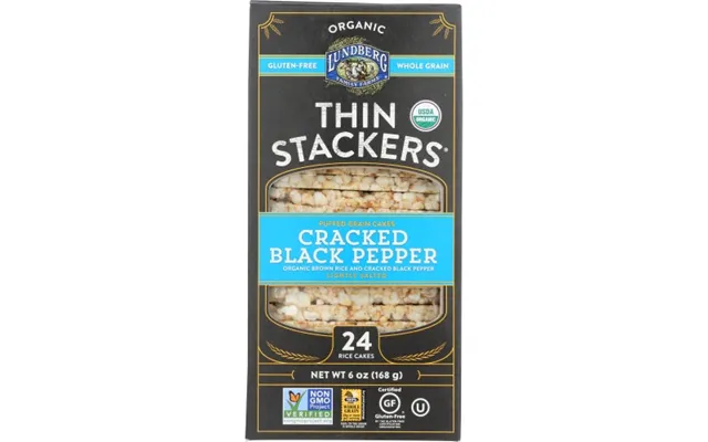 Lundberg - Thin Stackers Cracked Black Pepper