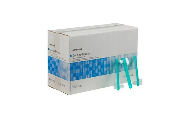 Mckesson - Denture Brush 2 Sided Bristle