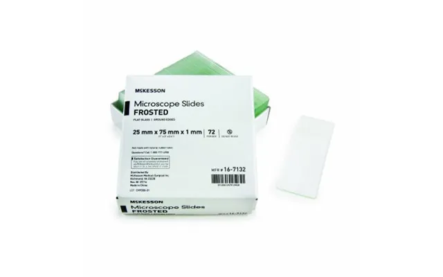 Mckesson - Microscope Slide 1 X 3 Inch X 1 Mm