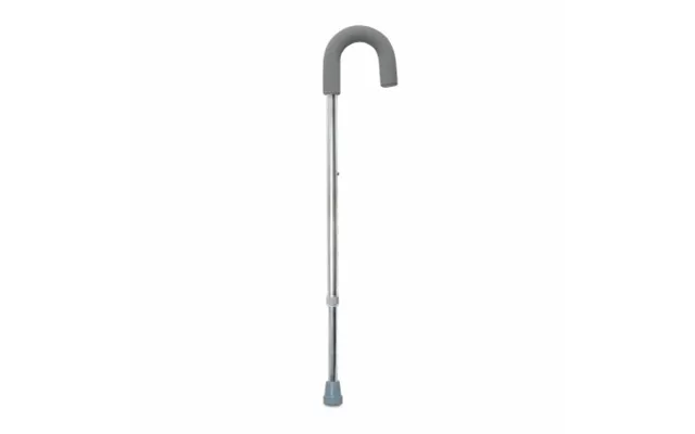Mckesson - Round Handle Cane Mckesson Aluminum 28-3 4 To 37-3 4 Inch Height Silver