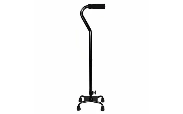 Mckesson - Small Base Quad Cane Mckesson Steel 30 To 39 Inch Height Black