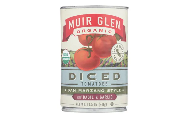 Muir Glen - Diced Tomatoes Basil And Garlic Tomato