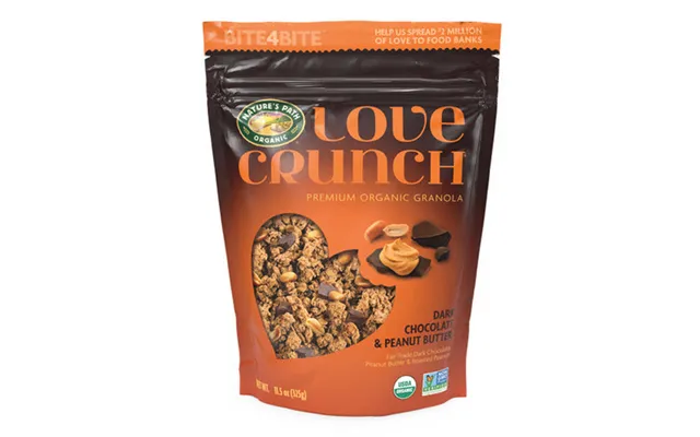 Natures Path - Organic Love Crunch Peanut Butter And Dark Chocolate Granola