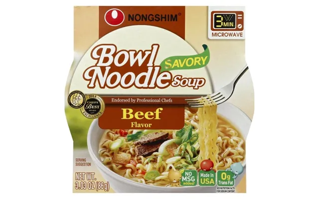 Nongshim - Soup Bowl Ndle Savory Beef