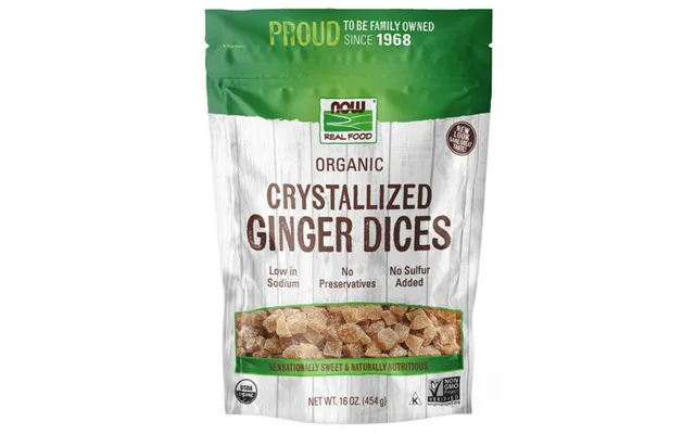 Now Foods - Ginger Dices Crystallized