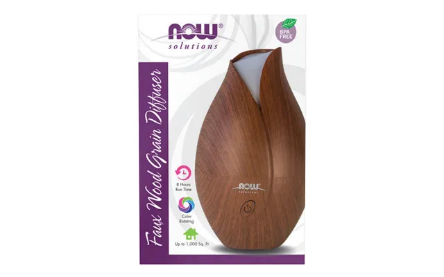 Now Foods - Ultrasonic Faux Wood Grain Diffuser