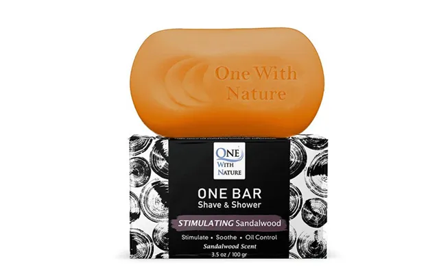 One With Nature - One Bar Shave & Shower Stimulating Sandalwood