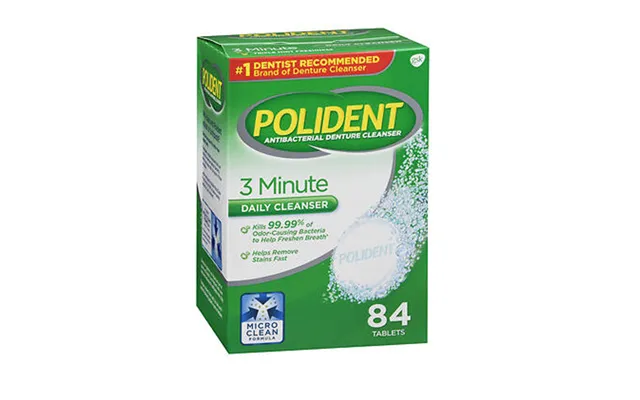Polident - 3 Minute Antibacterial Denture Cleanser Tablets