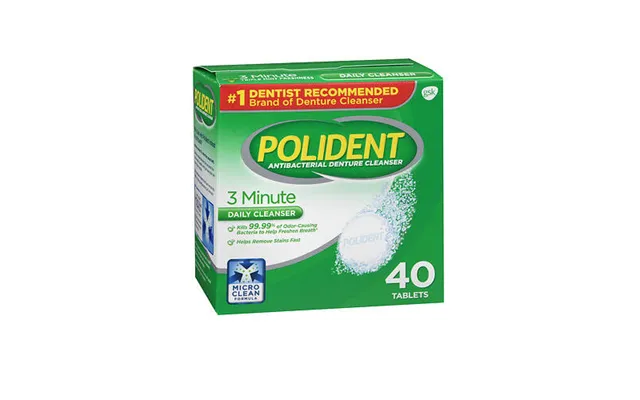 Polident - 3 Minute Antibacterial Denture Cleanser Tablets