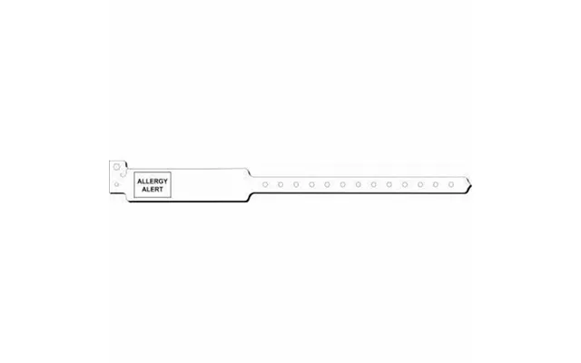 Precision Dynamics - Identification Band Sentry Superband Alert Wristband Permanent Snap Allergy Alert