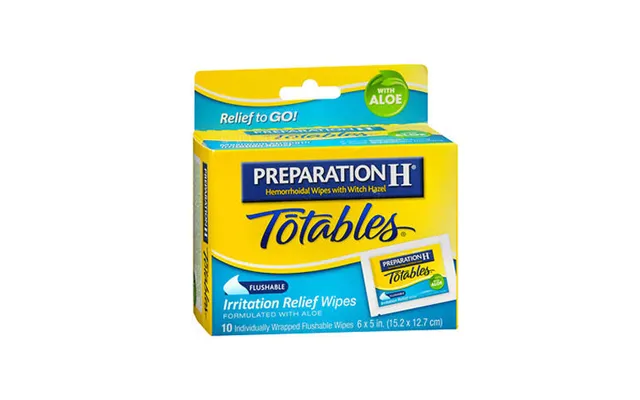 Preparation H - Totables Medicated Hemorrhoidal Wipes With Witch Hazel And Aloe Maximum Strength