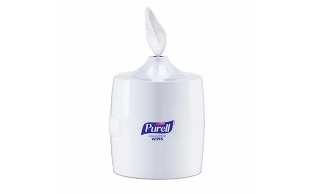 Purell - Wipe Dispenser Purell White Plastic Manual Pull 1500 Count Wall Mount