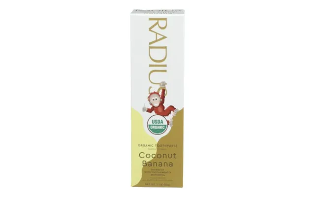 Radius - Kids Organic Toothpaste Fluoride Free Coconut Banana