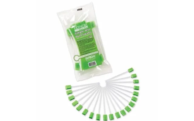 Sage - Oral Swabstick Toothette Plus Foam Tip Sodium Bicarbonate
