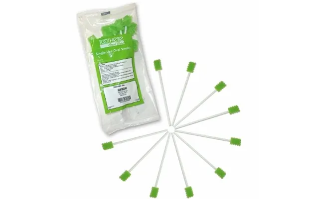 Sage - Oral Swabstick Toothette Plus Foam Tip Untreated