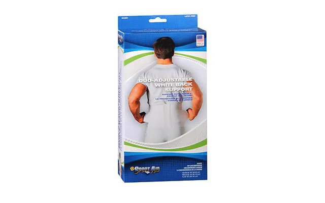Scott Specialties - Sport Aid Duo-adjustable White Back Support X-small