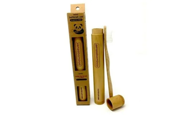 Senzacare - Bamboo Toothbrush Case