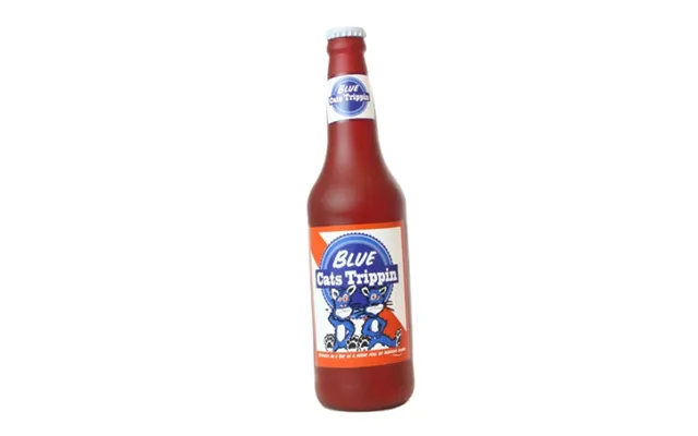 Silly Squeaker - Silly Squeaker Beer Bottle Blue Cat Trippin