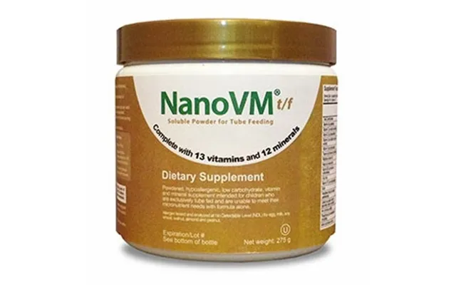 Solace Nutrition, Pediatric Tube Feeding Formula Nanovm Tf 275 Gram Jar Powder Unflavored Ages 1 - 18 Years, 275 Grams