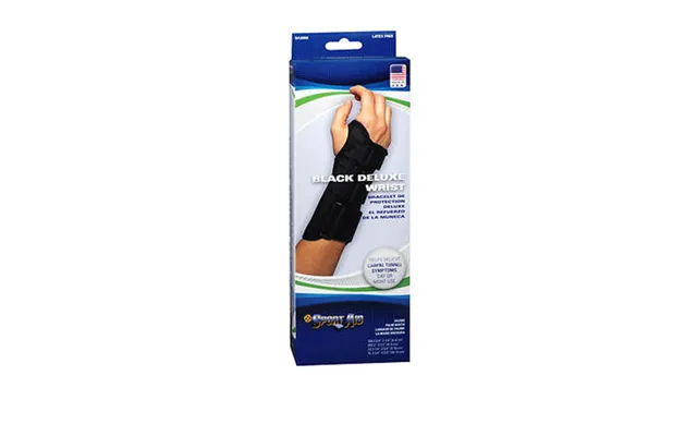 Sport Aid - Black Deluxe Wrist Small Left