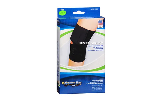 Sport Aid - Knee Wrap Medium Black