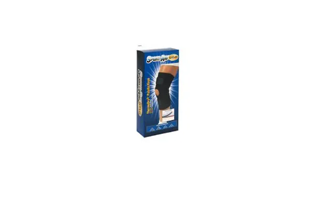 Sport Aid - Knee Wrap Thermadry Open Patella S-a Gold Medium