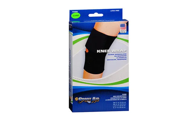 Sport Aid - Knee Wrap X-large Black