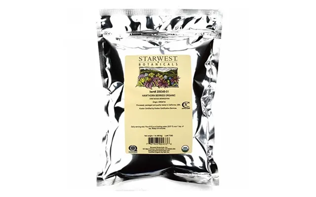 Starwest Botanicals - Organic Hawthorn Berries Whole