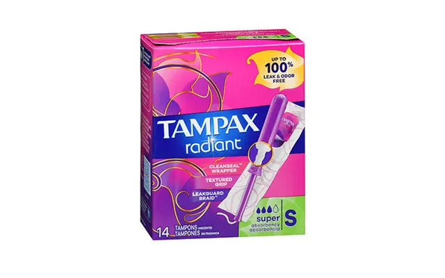 Tampax - Radiant Tampons Super Absorbency Unscented
