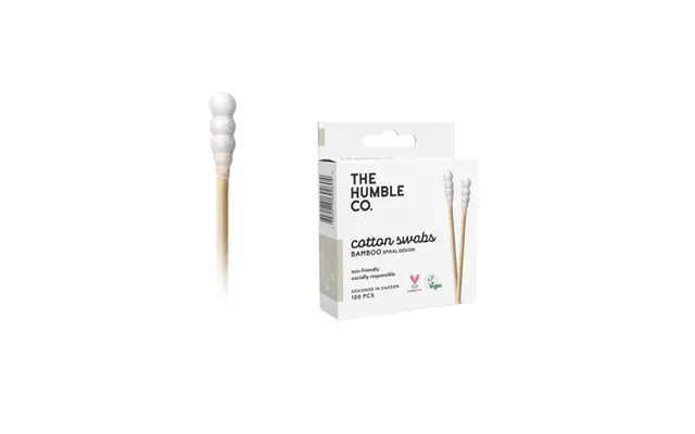 The Humble Co - Cotton Swabs White Spiral