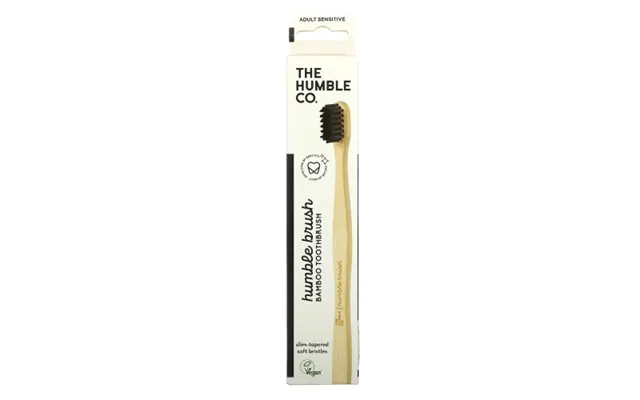 The Humble Co - Sensitive Adult Bamboo Toothbrush Black