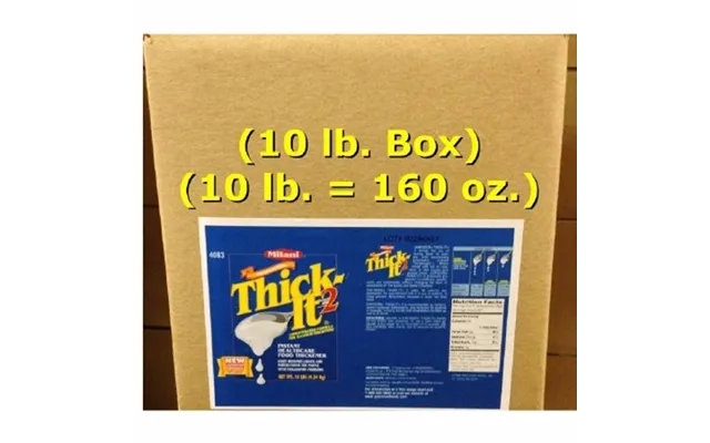 Thick-it - Food And Beverage Thickener Thick-it 2 10 Lbs. Container Bag Unflavored Ready To Use Consistency Va