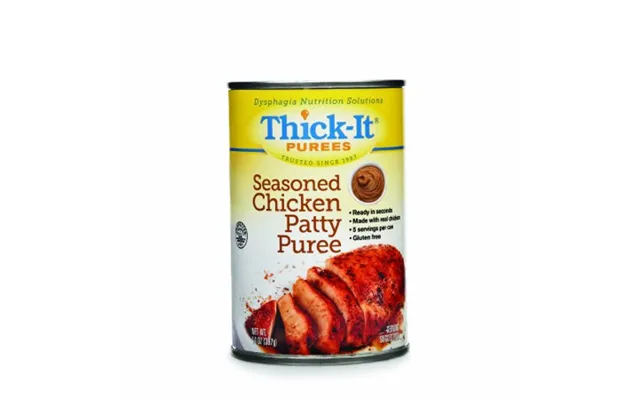 Thick-it - Puree Thick-it 14 Oz. Container Can Seasoned Chicken Patty Flavor Ready To Use Puree Consistency
