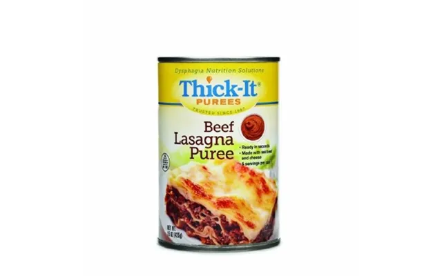 Thick-it - Puree Thick-it 15 Oz. Container Can Beef Lasagna Flavor Ready To Use Puree Consistency