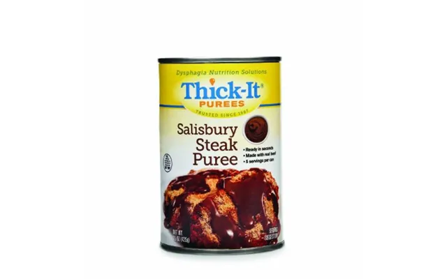 Thick-it - Puree Thick-it 15 Oz. Container Can Salisbury Steak Flavor Ready To Use Puree Consistency