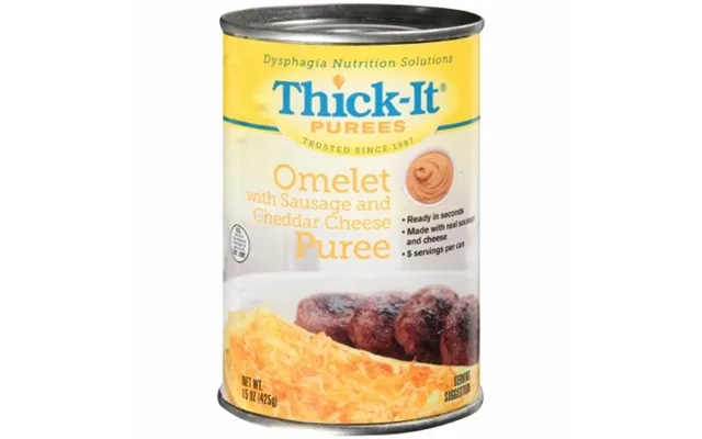 Thick-it - Puree Thick-it Purees 15 Oz. Container Can Sausage Cheese Omelet Flavor Ready To Use Puree Consis