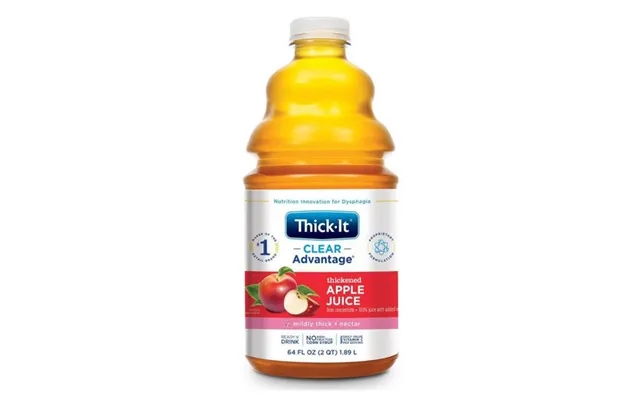 Thick-it - Thickened Beverage Thick-it Aquacareh2o 64 Oz. Container Bottle Apple Flavor Ready To Use Nectar C