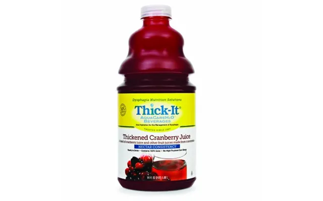 Thick-it - Thickened Beverage Thick-it Aquacareh2o 64 Oz. Container Bottle Cranberry Flavor Ready To Use Nect