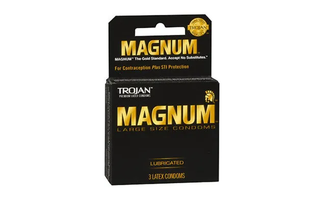 Trojan - Magnum Lubricated Latex Condoms