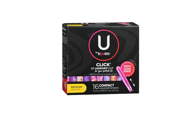 U By Kotex - Click Compact Tampons Regular Unscented