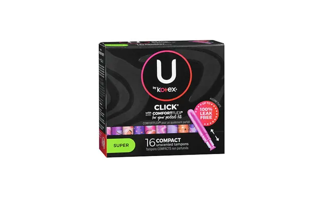 U By Kotex - Click Compact Tampons Super Unscented