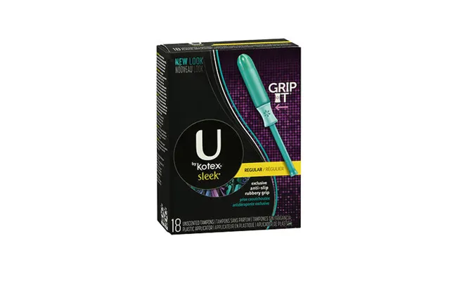U By Kotex - Sleek Tampons Plastic Applicator Unscented Regular